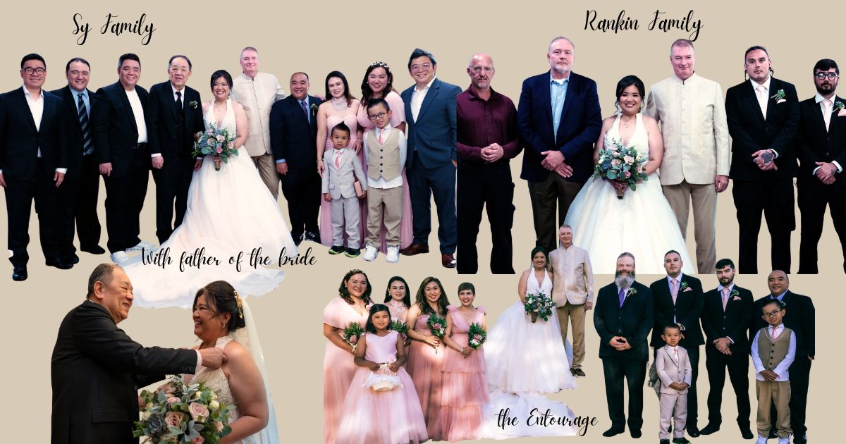Family and loved ones gathered to celebrate with us